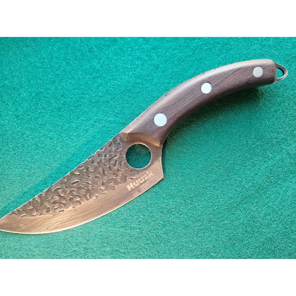 Huusk Knife Japan Kitchen, Upgraded Viking Knives with Sheath Hand Forged